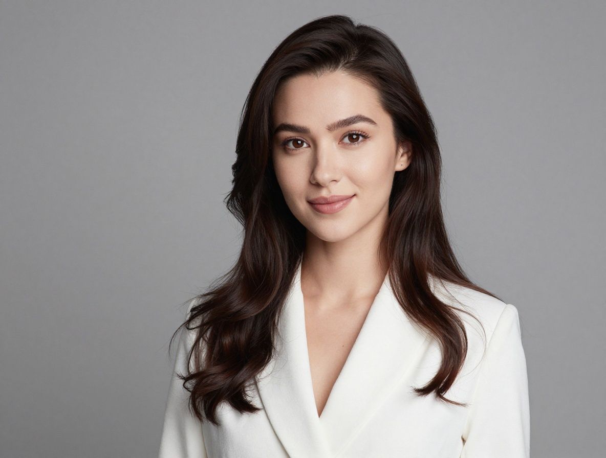 Spokojnie zasnęła osoba na jasnym łóżku w minimalistycznie udekorowanej sypialni